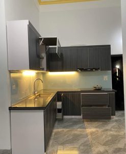 TBV035-Tủ bếp Nhựa Cao Cấp VINCOPLAST Màu HY68 Chị Khách Ở Khánh Cường-Yên Khánh-Ninh Bình