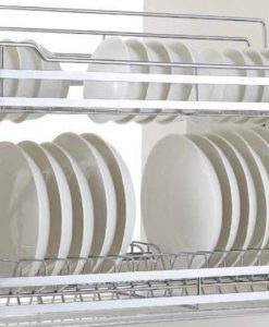 BD001- GIÁ BÁT ĐĨA NÂNG HẠ BOSS DẠNG NAN INOX 304 MỜ.