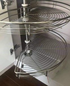 MX001- MÂM XOAY 1/2 NAN TRÒN INOX 304-PHỤ KIỆN TỦ BẾP DƯỚI TẠI NINH BÌNH.