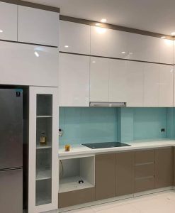 TBV 054-THIẾT KẾ THI CÔNG TỦ BẾP NHỰA CAO CẤP VINCOPLAST NHÀ CHỊ HƯƠNG NAM THANH NINH BÌNH.
