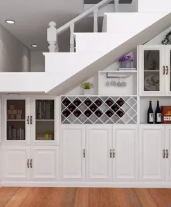 tu gam cau thang tủ dung ruou- noi that dieu linh ninh binh