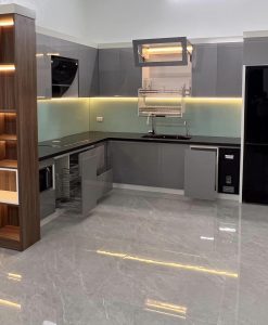 TBA081-Tủ Bếp Ninh Bình Tủ Bếp Chữ L Nhà Chú TRỊ Nam Thành Ninh Bình.