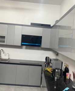 TBA086-Tủ Bếp Acrylic Tủ Bếp Nhà Chú Sơn Yên Mô Ninh Bình.