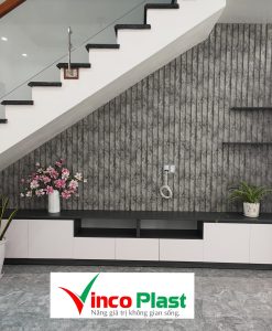 TCT007- Kệ tivi gầm cầu thang nhựa cao cấp Vincoplast.