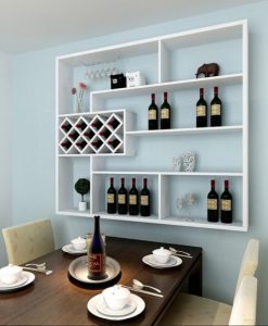 KR 004- Kệ đựng rượu treo tường nhựa cao cấp Vincoplast.