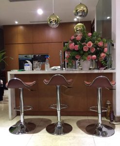 TBA119-Tủ bếp chữ i nhựa đặc cánh phủ Acrylic màu AC19.