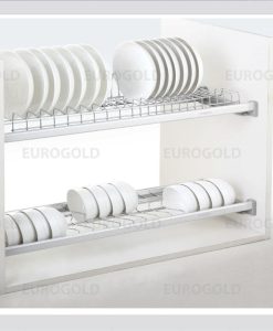 Giá bát cố định Eurogold dạng nan 2 tầng inox 304/EPS600-EPS900.