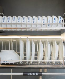 Giá bát nâng hạ BOSS/inox 304 nan oval 