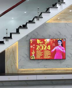 TCT011_ Mẫu kệ tivi gầm cầu thang nhựa cao cấp Vincoplast lắp đặt tại Ninh Bình.