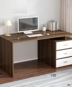 BLV08_Bàn làm việc bàn học thi công tại Ninh Bình.