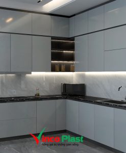 TBV182_Tủ bếp nhựa Vinco cao cấp sang trọng hiện đại màu VC19.