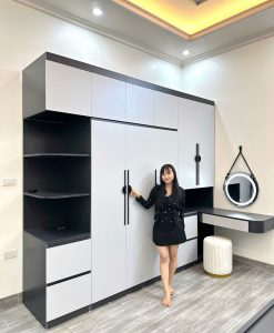 PC001_Nội thất phòng cưới gỗ công nghiệp lõi xanh chống ẩm lắp đặt tại Yên Khánh. Ninh Bình.