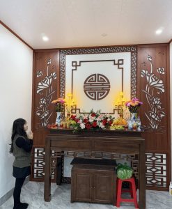 Nội Thất Phòng Thờ Tại DLHOME Ninh Bình – Chuẩn Phong Thủy, Tinh Tế & Bền Đẹp.